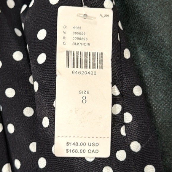 🔥NWT Anthropologie Polka Dot Maxi Skirt - Black and White🔥 - Picture 5 of 12